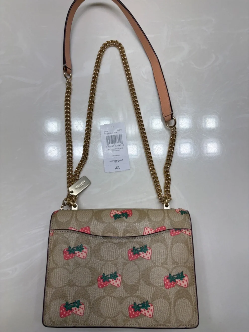 Coach Klare Crossbody Bag - Strawberry Print